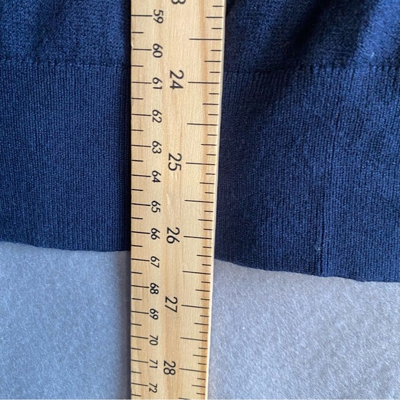 Banana Republic Sweater Luxury Blend Silk Cashmere Cotton Blue Men’s Size Medium - Picture 9 of 9